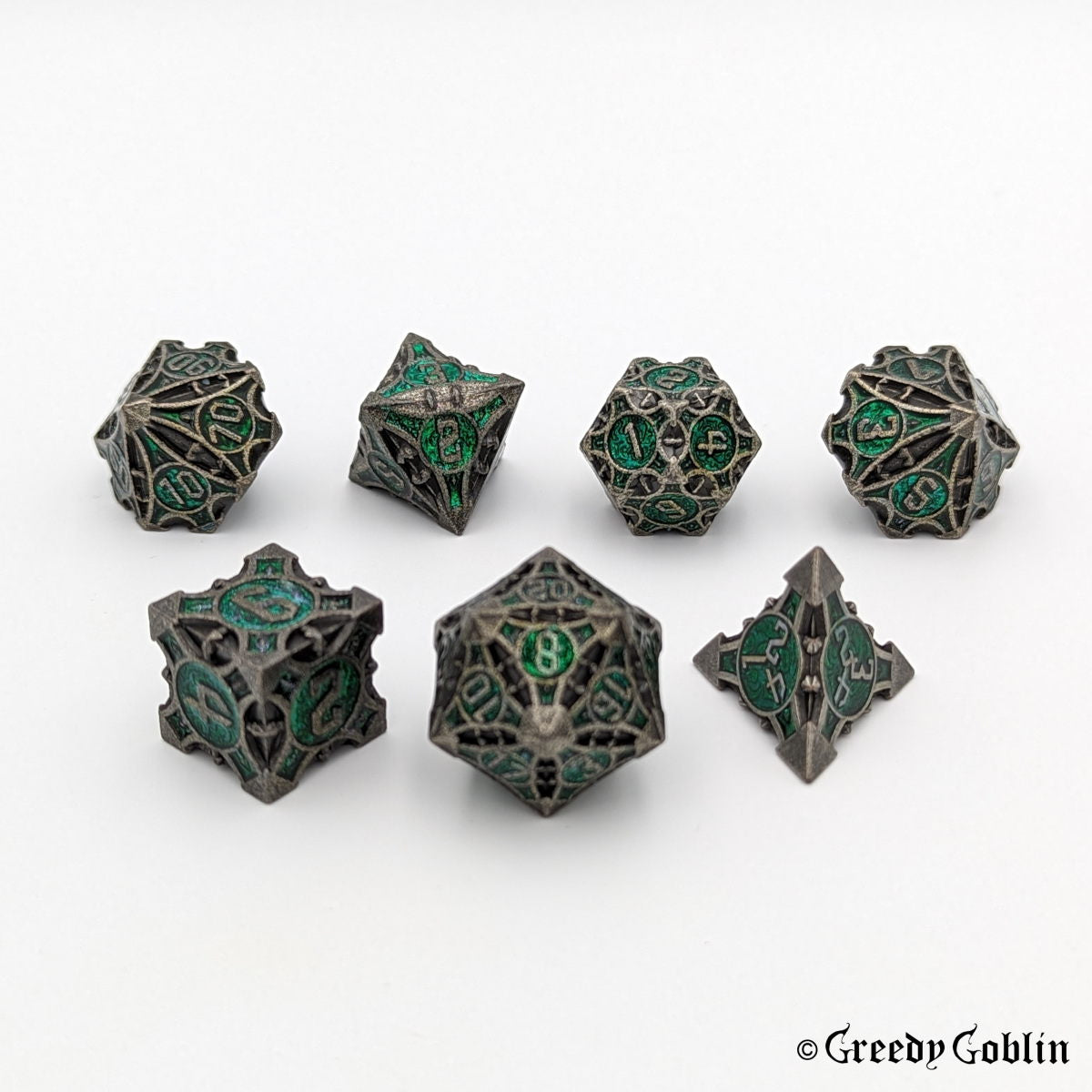 Metal Polydice Set (Metal Green)