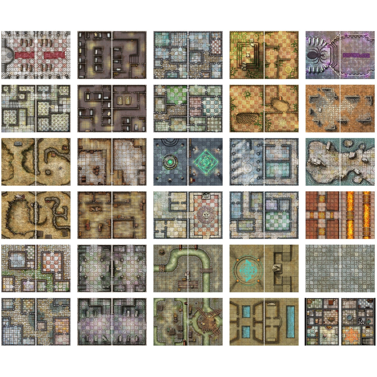 Loke Battlemats - Cell & Shrines