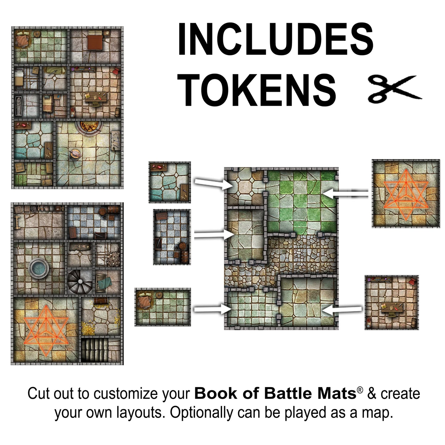 Loke Battlemats - Cell & Shrines