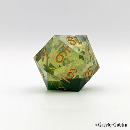 Medium Sharp D20 (Green)