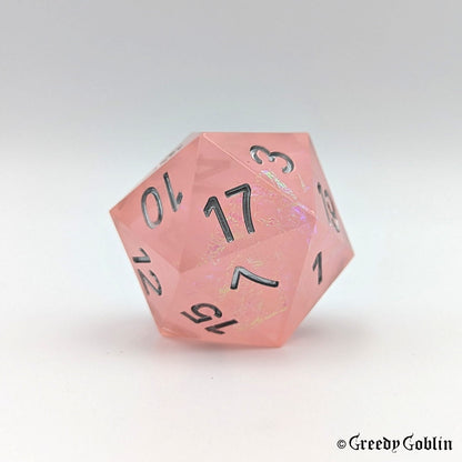 Medium Sharp D20 (Light Pink)