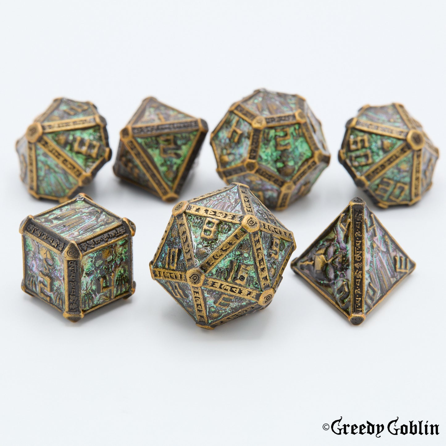 Metal Polydice Set (Brass Tomb)