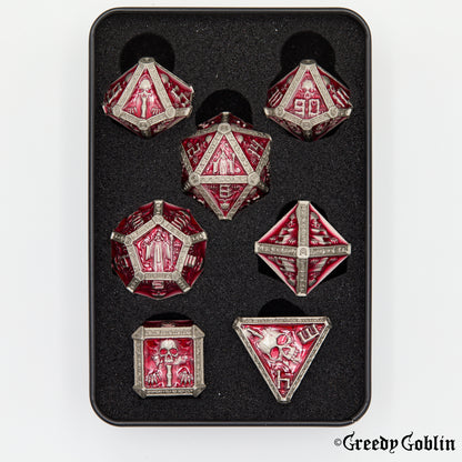 Metal Polydice Set (Silver Tomb)