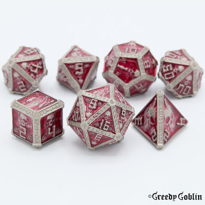 Metal Polydice Set (Silver Tomb)