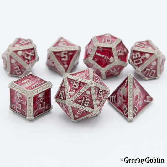 Metal Polydice Set (Silver Tomb)