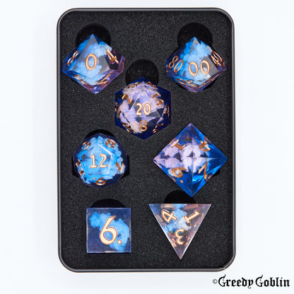 Sharp Polydice Set (Rainbow Sky)