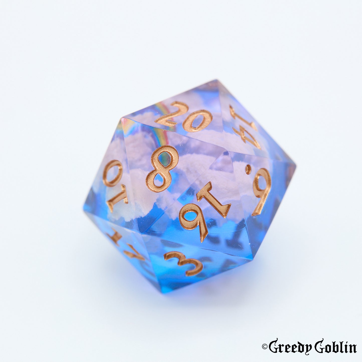 Sharp Polydice Set (Rainbow Sky)