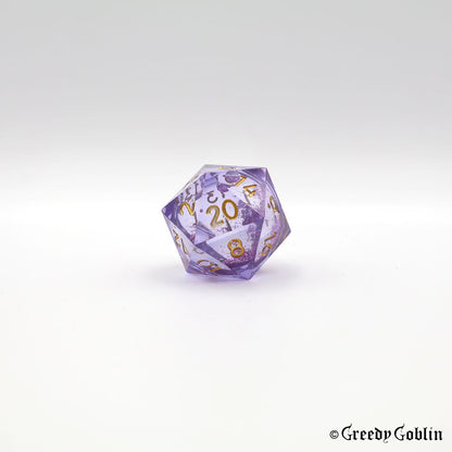 Liquid Core Dice Set (Purple Dust)