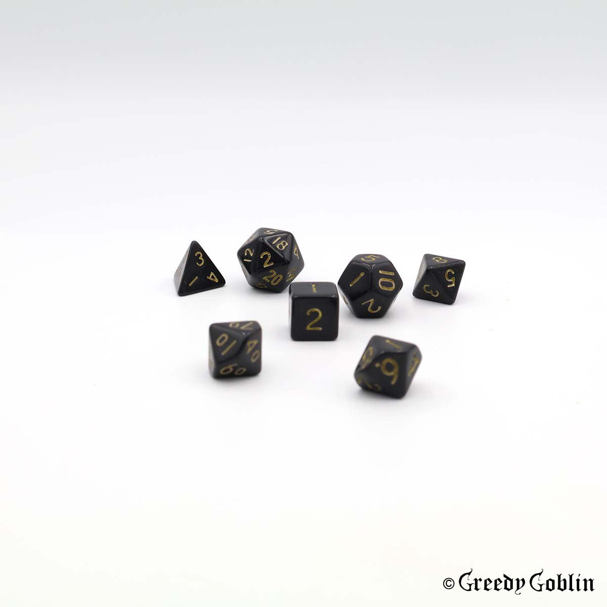 Mini Dice Set Black