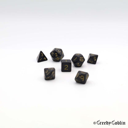 Mini Dice Set Black