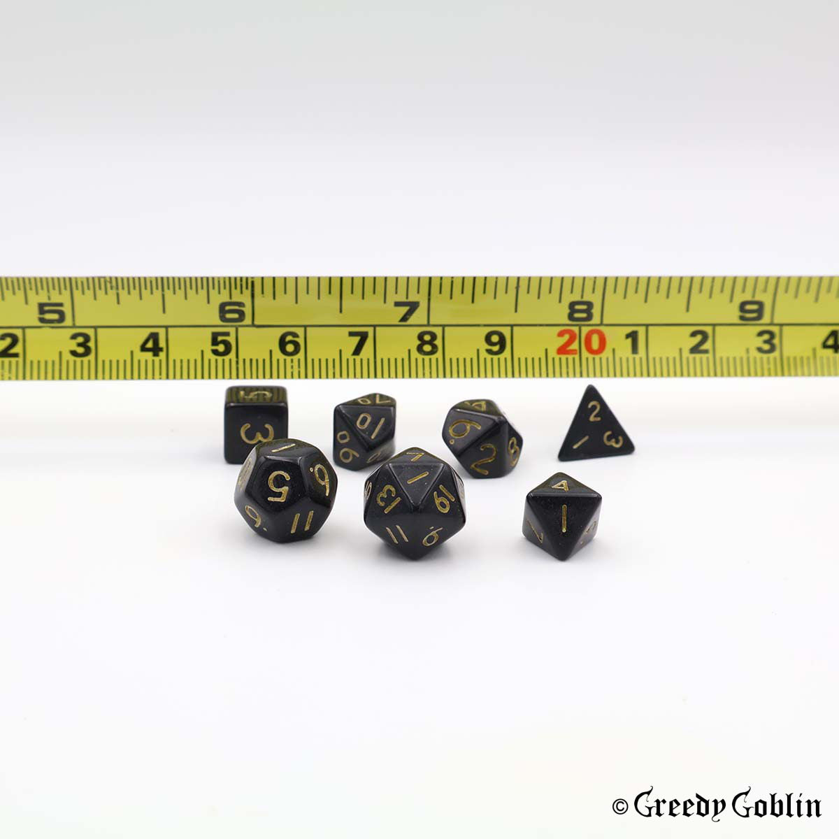 Mini Dice Set Black