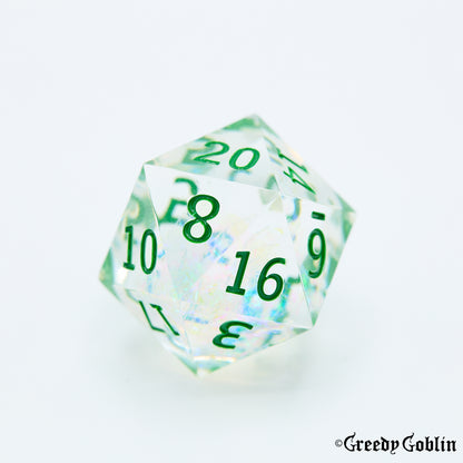 Sharp Polydice Set (Clear Green)