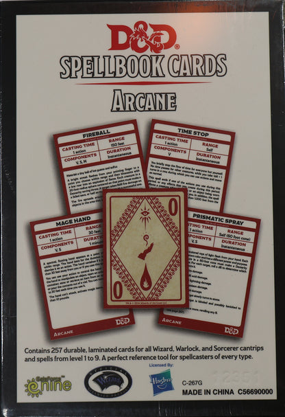 Spellbook Cards Arcane