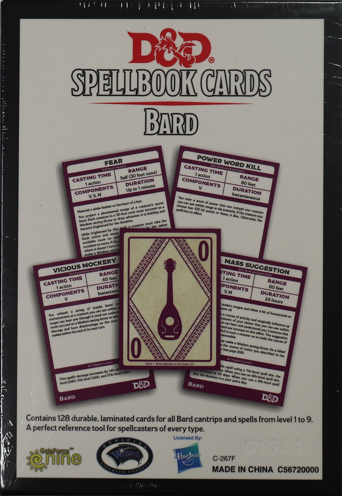 Spellbook Cards Bard