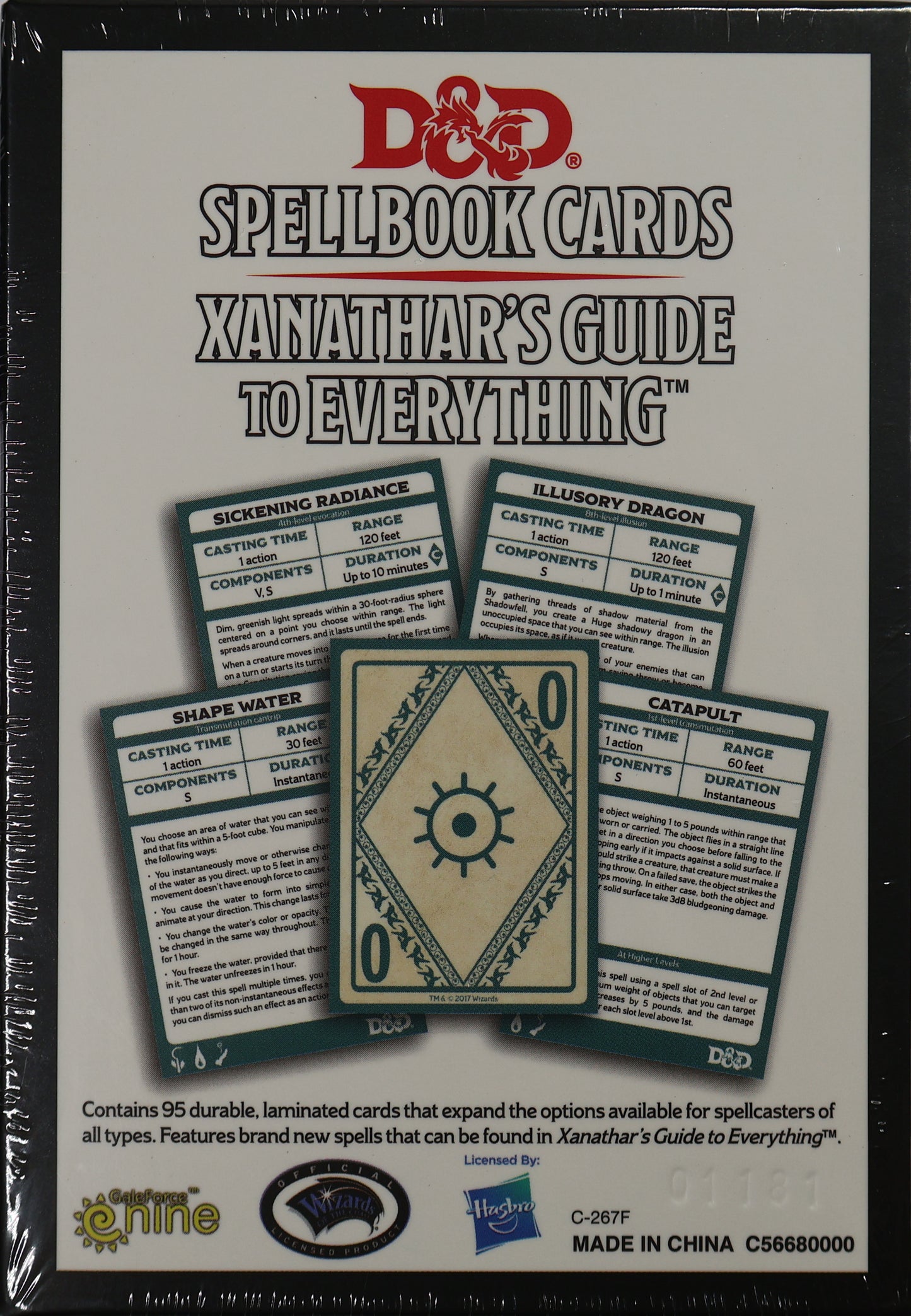 Spellbook Cards Xanathar's Guide to Everything