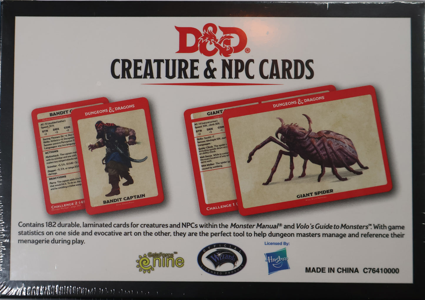 Spellbook Creature & NPC Cards