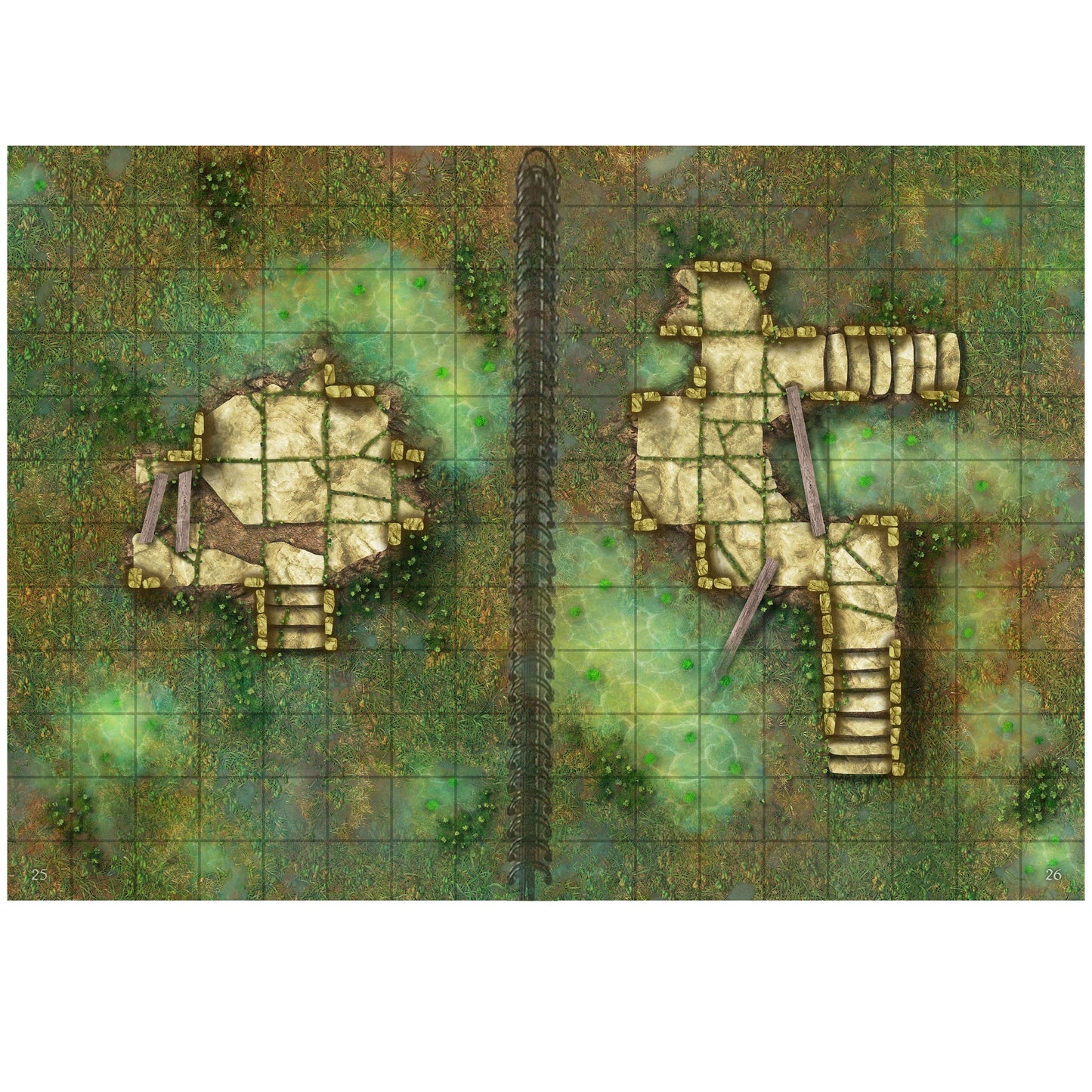 Loke Battlemats - Wrecks & Ruins
