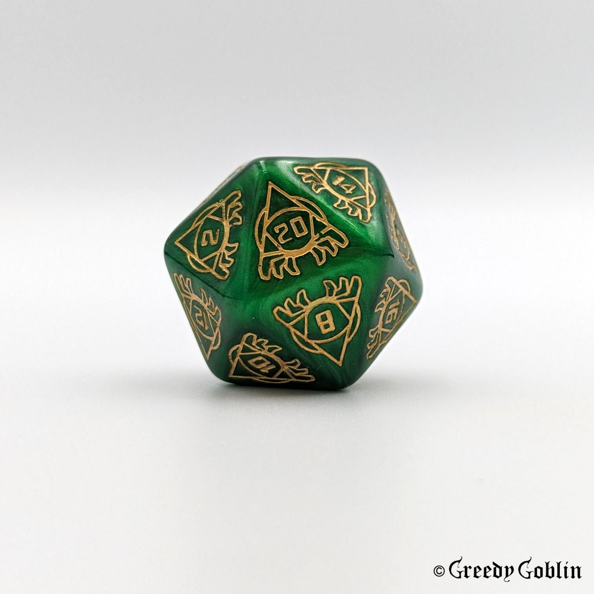 Star Sign Dice Set (Green)