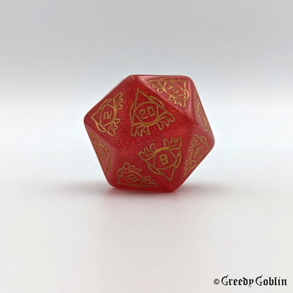 Star Sign Dice Set (Red)