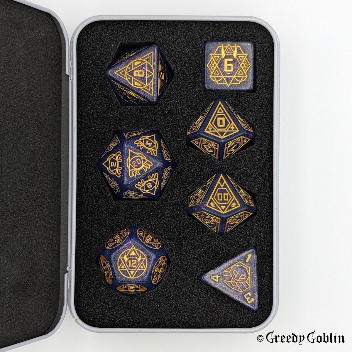 Star Sign Dice Set (Blue)