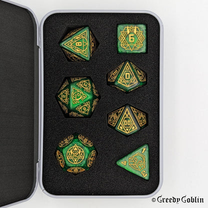 Star Sign Dice Set (Green)