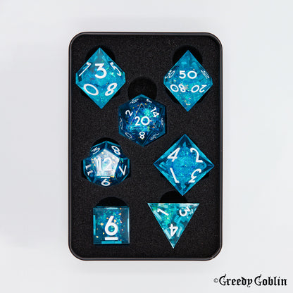 Sharp Polydice Set (Light Blue Laser)