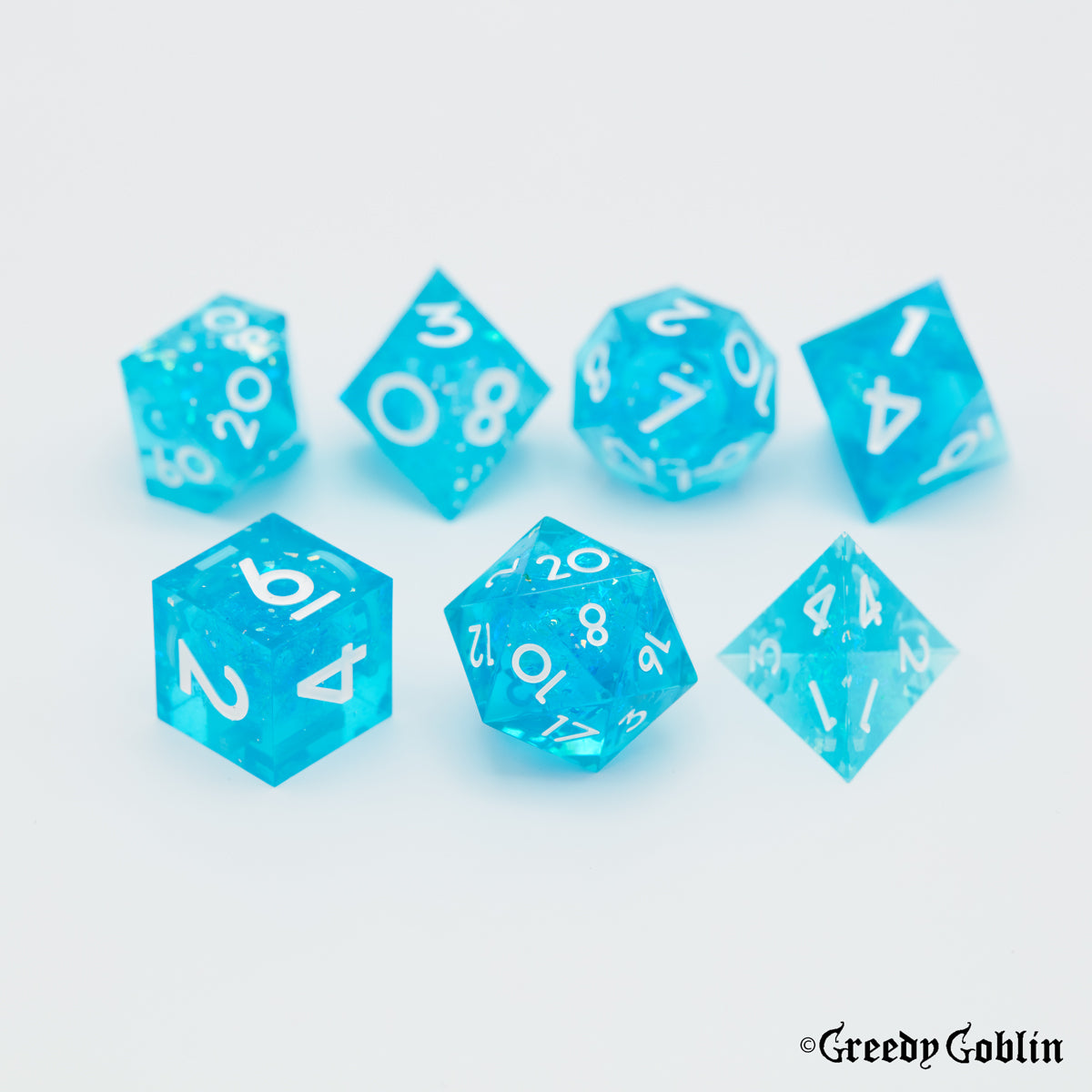 Sharp Polydice Set (Light Blue Laser)