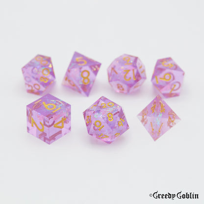 Sharp Polydice Set (Purple Laser)