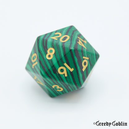 Malachite Polydice Set