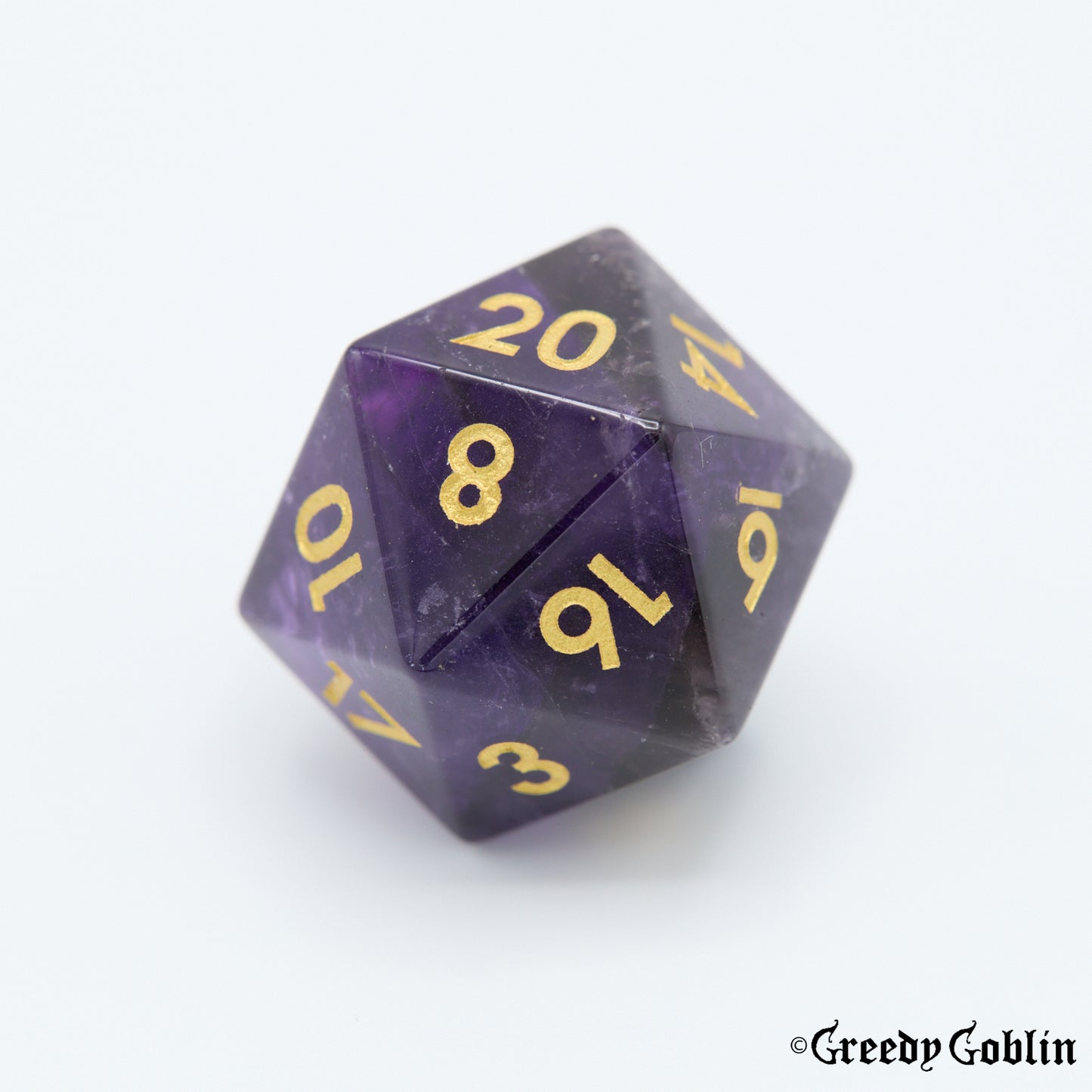 Amethyst Polydice Set
