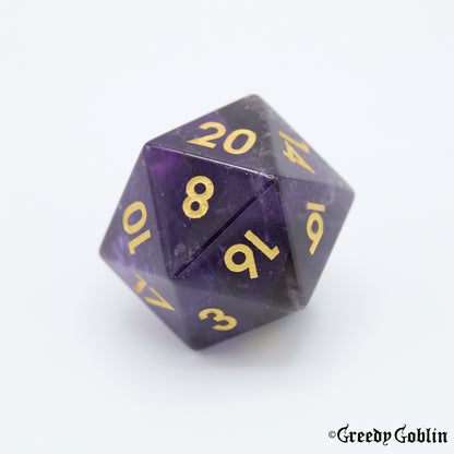 Amethyst Polydice Set