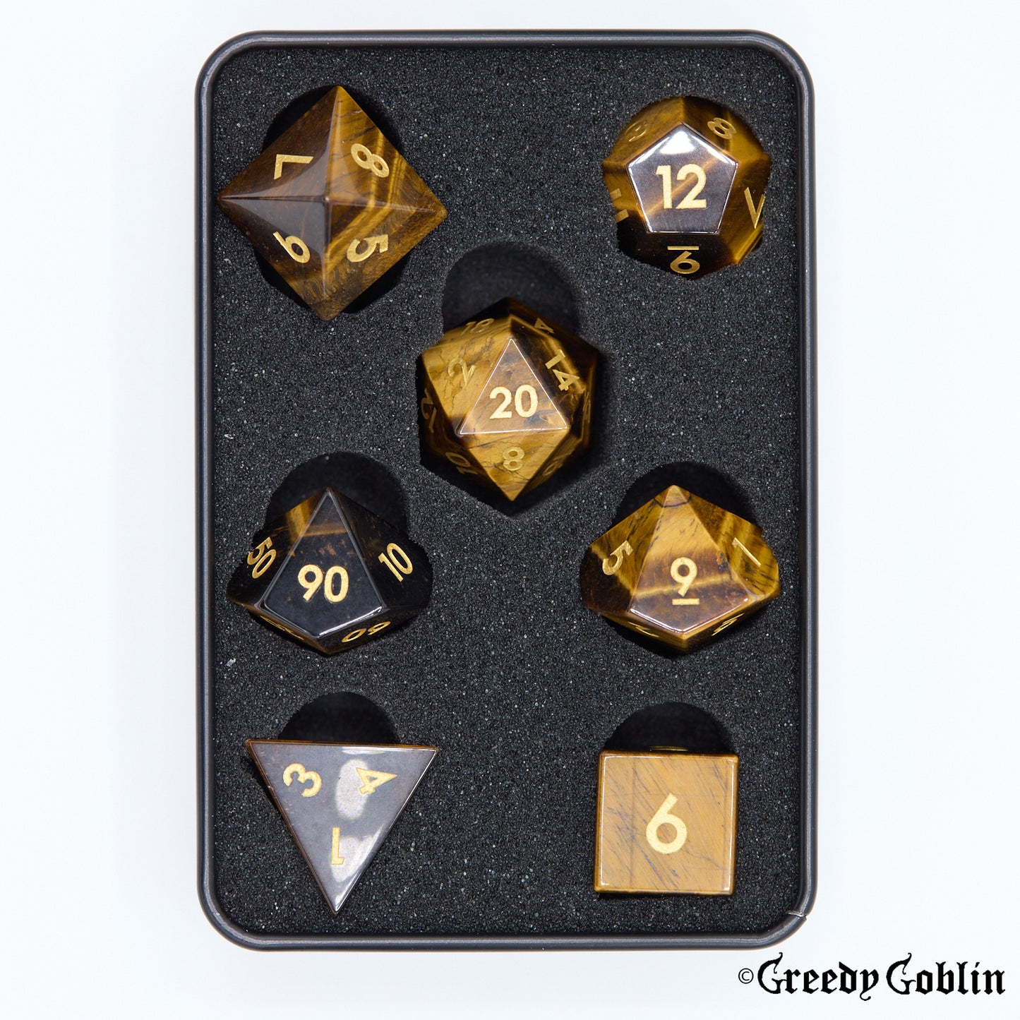 Tigerseye Polydice Set