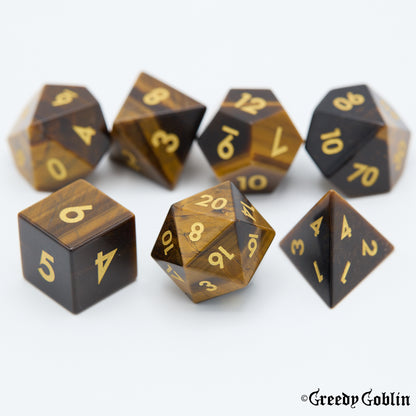 Tigerseye Polydice Set