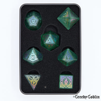 Stained Glass Polydice Set