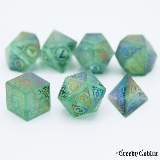 Stained Glass Polydice Set