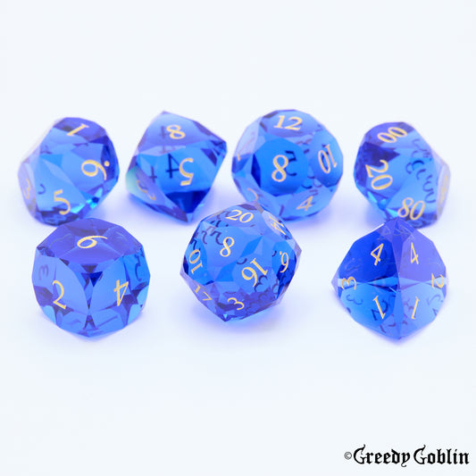 Prismatic Blue Polydice Set