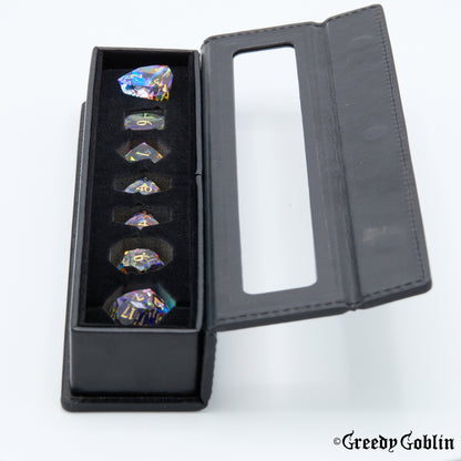 Prismatic Clear Polydice Set