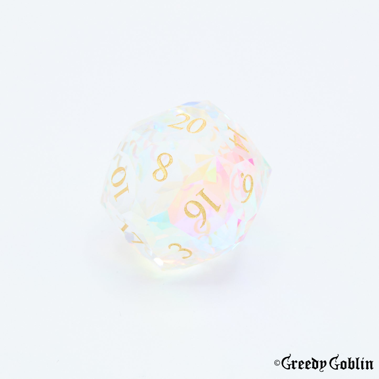 Prismatic Clear Polydice Set