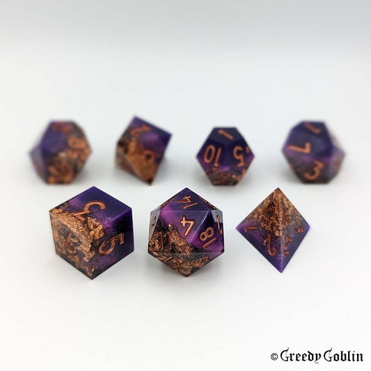 Sharp Polydice Set (Purple)