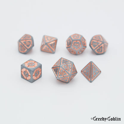 Metal Polydice Set (Copper Bounds)