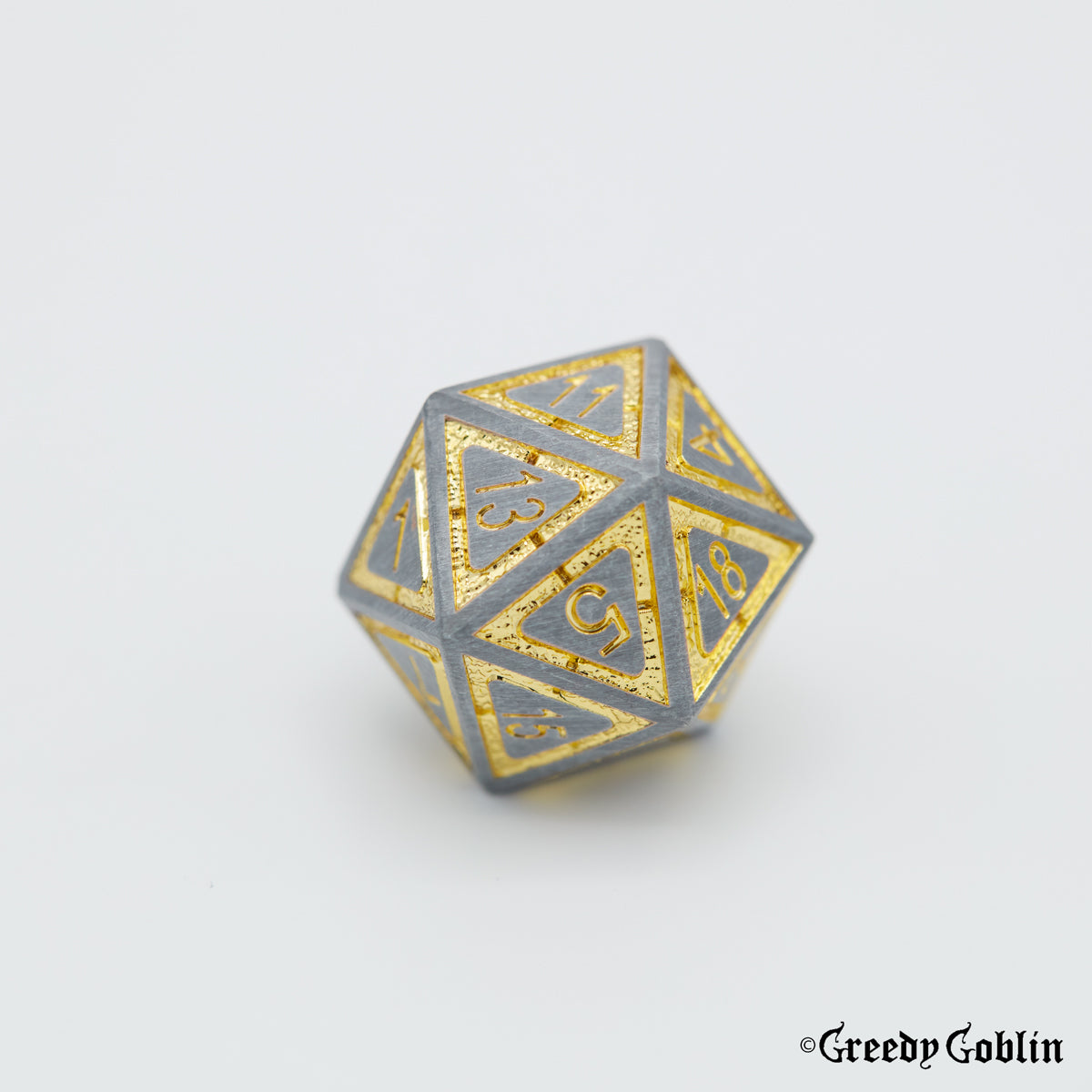 Metal Polydice Set (Gold Bounds)