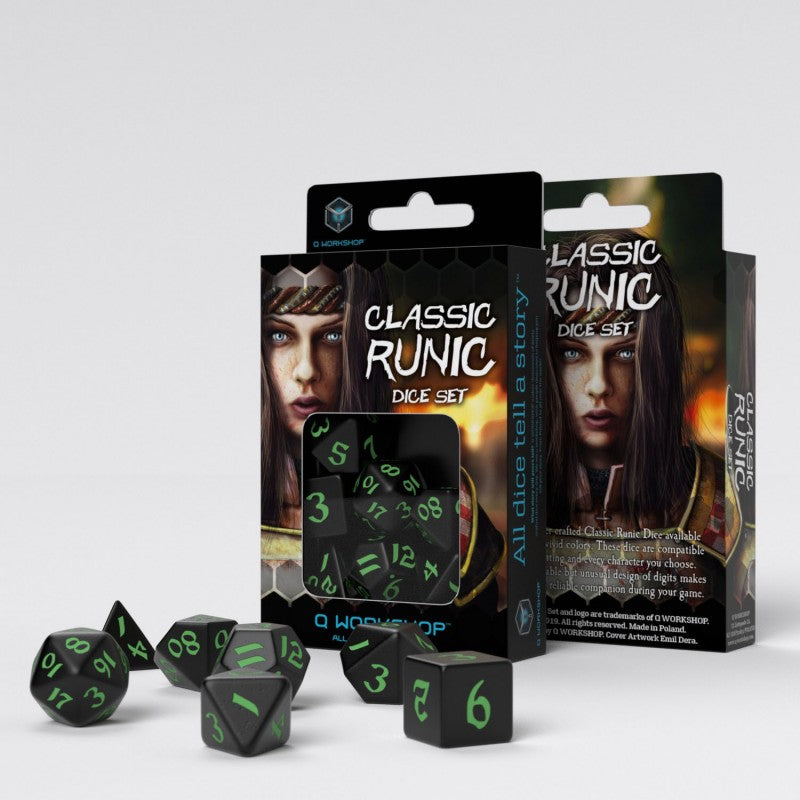 Q-Workshop Classic Runic : Black & Green