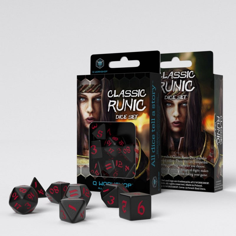 Q-Workshop Classic Runic : Black & Red