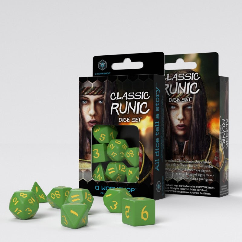 Q-Workshop Classic Runic : Green & Yellow