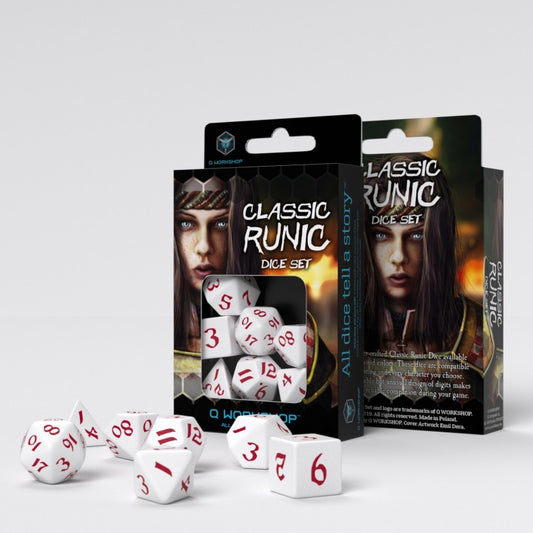 Q-Workshop Classic Runic : White & Red