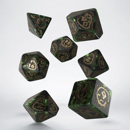 Q-Workshop Dragons Dice Set : Nephrite