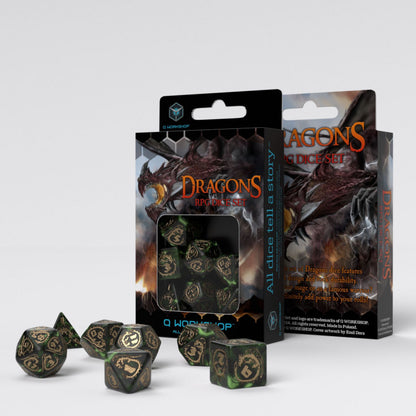 Q-Workshop Dragons Dice Set : Nephrite