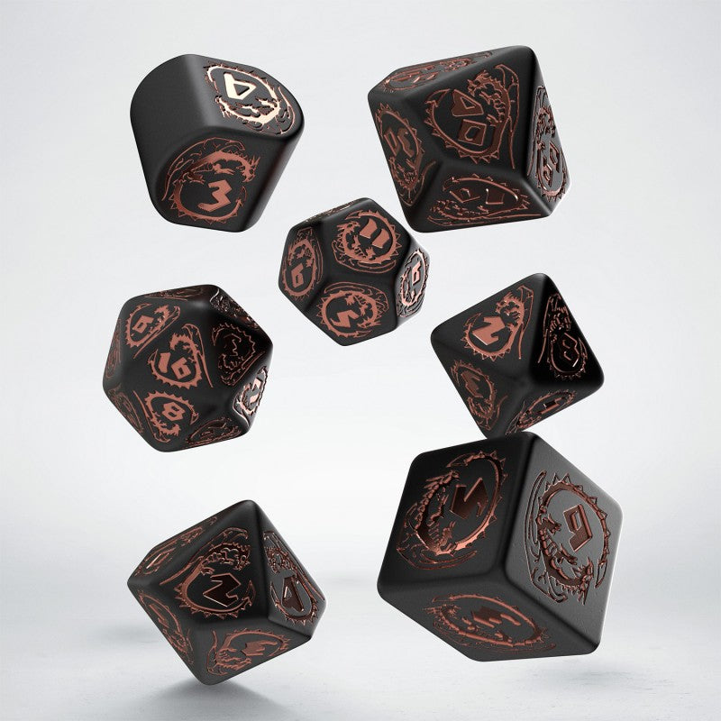 Q-Workshop Dragons Dice Set : Obsidian