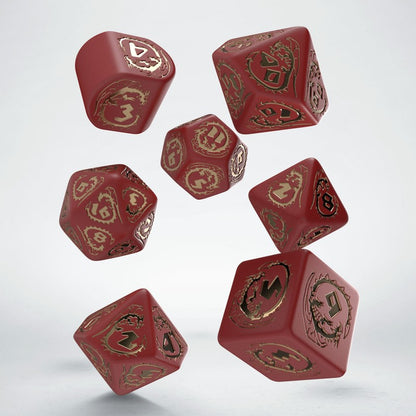 Q-Workshop Dragons Dice Set : Ruby