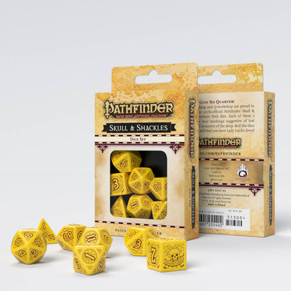 Q-Workshop Pathfinder Dice Set : Skull & Shackles